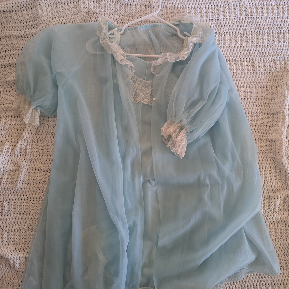 Vintage Van Raalte Teddy And Nightgown 1960s